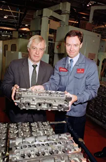 01070 Prints: Secretary of State for the Environment Chris Patten MP visits the Rover Plant