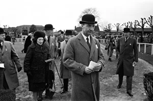 01279 Prints: Secretary of State for War John Profumo at Sandown Park Racecourse. 22nd March 1963