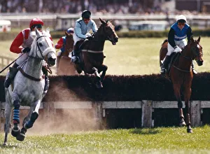 Jumping Prints: Sedgefield Racecourse is a horse racing course located south of the city of Durham