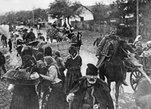 Refugees Prints: Serbian civilians and military forces on the move during the retreat to the Adriatic Sea
