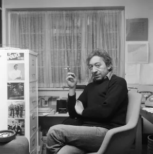 Painter Prints: Serge Gainsbourg, in UK to launch the English version of his first novel