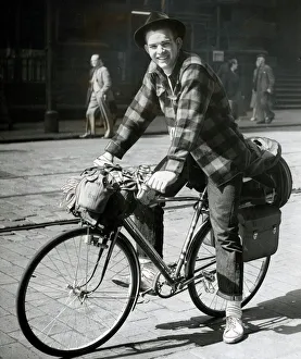 Sergeant Bob Smith from California May 1953 5000 miles tour of Europe by cycle