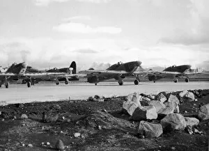 Images Dated 8th May 2012: Series display phases of activities of the RAF in Iceland