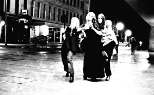 A series of pictures taken 22 October 1972 depicting that the nightlife