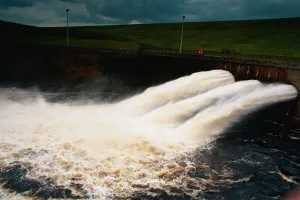 A series of pictures which show water from source, in a reservior