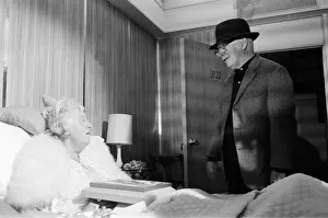 On the set of A Countess from Hong Kong, Charlie Chaplins new film