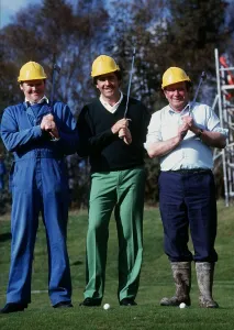 00189 Prints: Seve Ballesteros opening Westerwood course October 1988