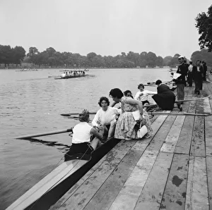 Seventh Open Sprint Championship Regatta at the Serpentine, Hyde Park, London