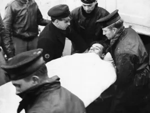 Rescued Prints: Sgt. Daniel Hochstatter is rescued by a British Air / Sea rescue launch after his PBY