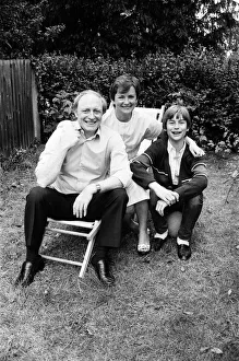 Shadow Secretary of State for Education Neil Kinnock at home with his wife Glenys