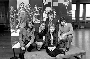The Shadows'for the Eurovision song contest with Lulu. January 1975 75-00043