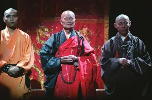 Praying Prints: Shaolin Monks of China Albert Hall Abbot Shi Wanheng opens the ceromony