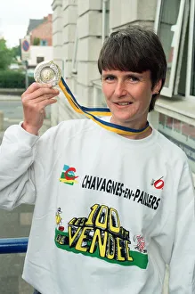 01000 Prints: Sharon Gayter who was a member of the British Silver Medal winning team at the European
