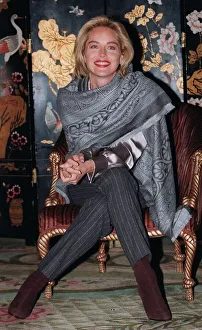 Sharon Stone Actress in London for the launch of the her new film Casino