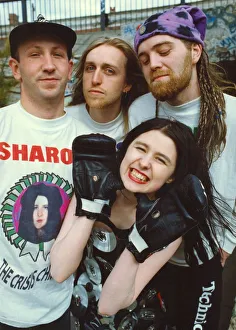 Sharon Wilson lead singer of North East band The Crisis Children
