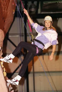 Sharron Davies Outdoor 98 exhibition - February 1998 SECC Glasgow TV Presenter