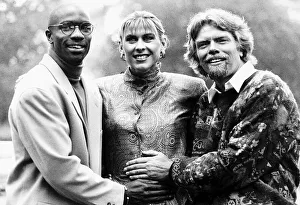 Sharron Davies Swimmer with Boyfriend Athlete Derek Redmond