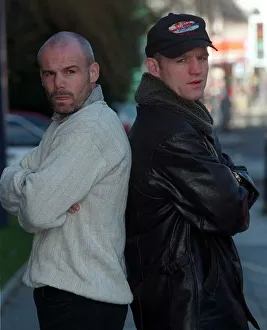 Shea Neary WBU Boxing Champion Boxer RIGHT January 1998 with Andy Holligan Boxer