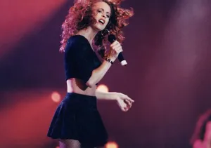 Sheena Easton singer pop music on stage Glasgows Big Day concert Circa 1985