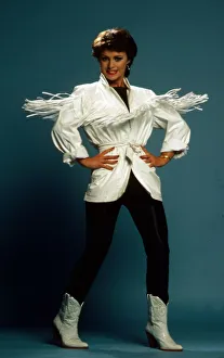 00163 Prints: Sheena Easton wearing fringed jacket September 1980