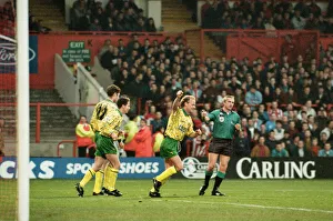 Sheffield United 1 v Norwich City 2 Premiership match at Bramall Lane Attendance 18