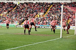 Sheffield United v Reading, final score 2-0 to Sheffield United. League Division 1