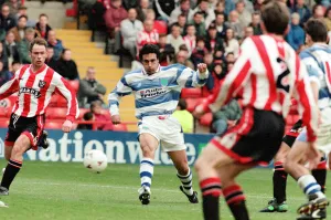00926 Prints: Sheffield United v Reading, final score 2-0 to Sheffield United. League Division 1