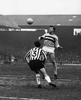 Sheffield United v West Ham United league match at Bramall Lane February 1965