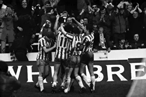 Sheffield Wednesday 1 v. Notts. County 2. Division Two Football. January 1981 MF01-20-028