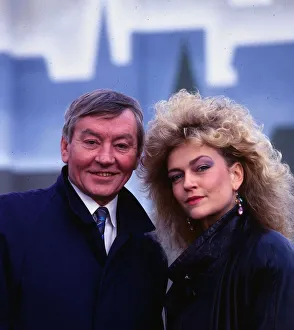 Sheila Grier actress April 1987 with actor Mark McManus
