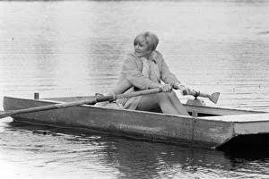 Sheila Hancock Actress 1968 At Liphook Health Farm Pictured Rowing Boat