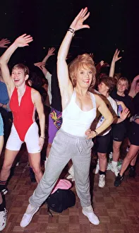 00272 Prints: Sherrie Hewson helping the ladies of Butlins Holiday Camp in Bognor get fit
