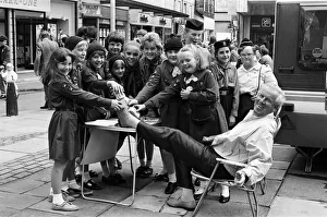 Brownies Prints: Shine on... These cheeky Brownies couldn t resist waylaying Peter Boswell
