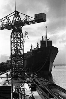Images Dated 5th November 2015: Shipbuilding at Smiths Dock. Middlesbrough, North Yorkshire. 1972