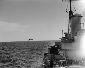 Destroyer Prints: Ships Western Union Exercises July 1949 A Royal Navy Destroyer during the Western