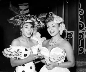 Show Prints: Shirley Bassey from Cardiff and French singer Odette Crystal who are making their London