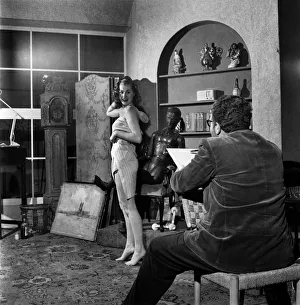 Shirley Burniston at a dress - or shall we say undress rehearsal