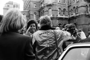 Shirley MacLaine arrives at the BBC to promote her new book Out on a Limb