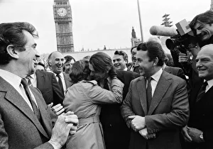 01262 Prints: Shirley Williams returns to the House of Commons as the first MP elected for the Social
