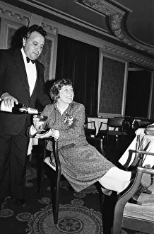 Shirley Williams of the Social Democratic Party celebrates her victory at the Crosby