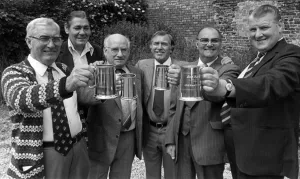 Pride Prints: Four shop stewards at ICI Billingham who served their union for a total of 137 years have