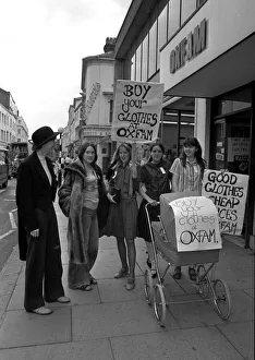 00098 Prints: Shoppers in Leamington were treated to a fashion parade with a difference