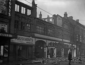 Shops and Amusements outside Tonys Ballroom in Hurst Street
