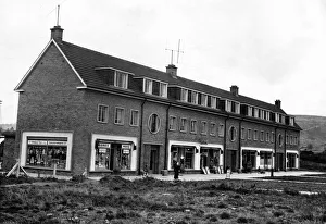 History Prints: Shops at Howlbeck Road, Guisborough. 1st October 1954