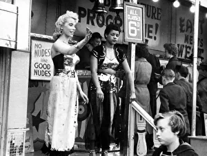 Fairground Prints: One of the shows at the Hoppings fair, held on the Town Moor in Newcastle upon Tyne