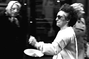 00446 Prints: The Shrove Tuesday Jiff Lemons Pancake Race in Clayton Street