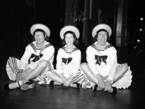 Crying Collection: Sid Field tribute show. The Triplets act starring left to right: Danny Kaye
