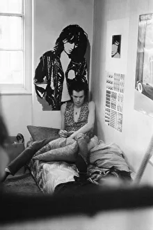 Sid Vicious, bassist and vocalist with punk rock band the Sex Pistols, Circa 1978