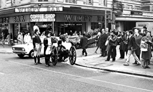 00073 Prints: The siege of Oxford Street, 1972, was quashed in three minutes flat by a single traffic