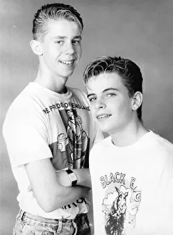Simon Gregson actor with Nicholas Cochrane when they joined the cast of the ITV soap